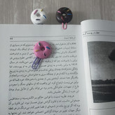 بوکمارک نشانگر کتاب فانتزی دونات دستساز سه عددی